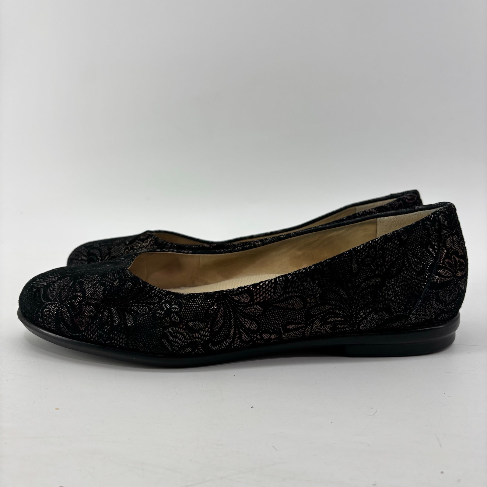 Sas Scenic Lace Women’s Size 11.5 Comfort Ballet Flats Leather